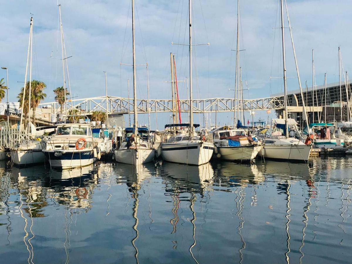 Sleep & Boats Barcelona City Sant Adrià de Besòs Exteriör bild